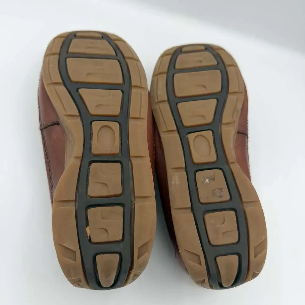 Giorgio Brutini Harvard Brown Leather Tassel Kiltie Loafers Shoes Size 8.5 D